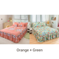 📢📢50%  OFF !! ⏰3-Piece Ruffled Bed Skirt Set🛏️