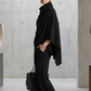 🎁2026 New Arrivals 58% OFF💥Women's Cowl Neck Cape & Wide-Leg Pants Set👚👖