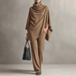 🎁2026 New Arrivals 58% OFF💥Women's Cowl Neck Cape & Wide-Leg Pants Set👚👖