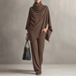 🎁2026 New Arrivals 58% OFF💥Women's Cowl Neck Cape & Wide-Leg Pants Set👚👖