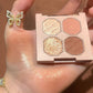 Pearl matt eye shadow quad, keep eye makeup 24 hours a day