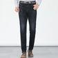 Jeans cos díreach elastic elastic na bhfear
