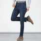 Jeans cos díreach elastic elastic na bhfear