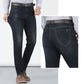 Jeans cos díreach elastic elastic na bhfear