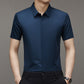 Herren Kurzärmel Stretch Casual Shirts Stretch -Hemden