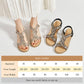 Frith-Sciorta Bog Sole Rhinestone SÚil Sandals SÚil