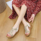 Frith-Sciorta Bog Sole Rhinestone SÚil Sandals SÚil