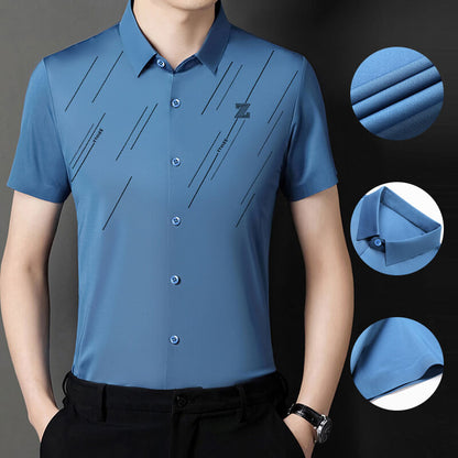 Chemises masculines pour hommes, rides résistantes