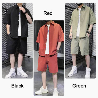 Casual Ice Silk Set for Men