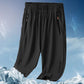 Pantalones cortos de seda de hielo transpirable para hombres