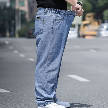 Løst passende rette ben jeans