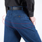 Jeans Fit Díreach Ard -Choim na bhFear （Ceannaigh 2 Loingseoireacht Saor in Aisce）