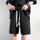 Outfits Loose Cotton Cotton na bhFear 2 Gearr 2 Phíosa Suit