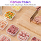 Refrigerador recipiente de almacenamiento de carne congelada fresca （50% de descuento）